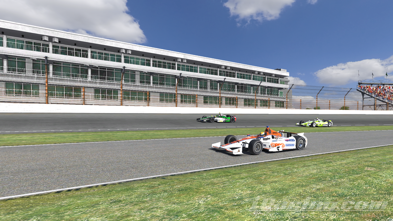 Illustration for article titled Team Oppo Competes in the iRacing Indianapolis 500